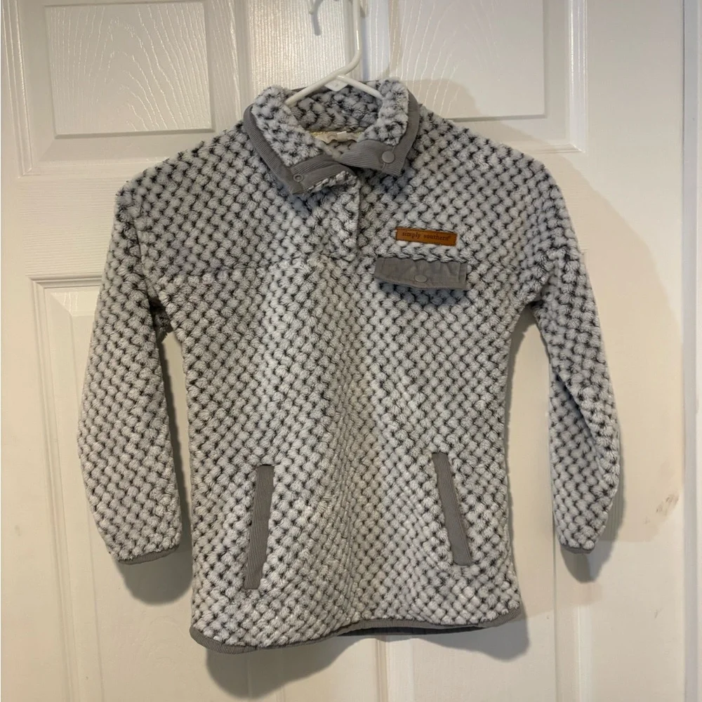 SIMPLY SOUTHERN Girl’s Pullover Sherpa Fleece Jacket